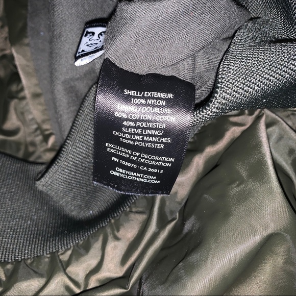 OBEY  Propaganda bomber jacket size M - Picture 6 of 6